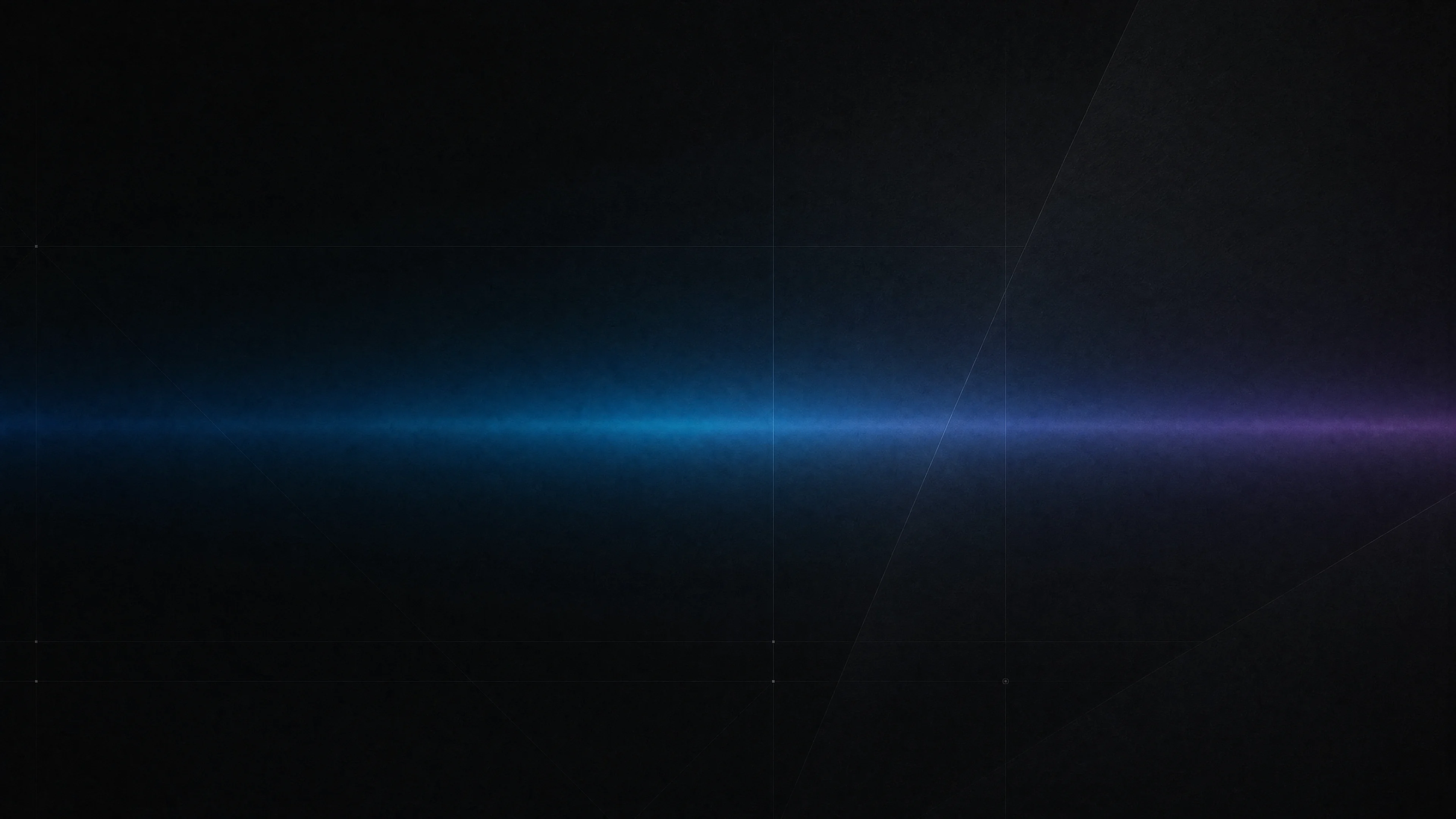 A calm cyan and violet horizon across a dark architectural field
